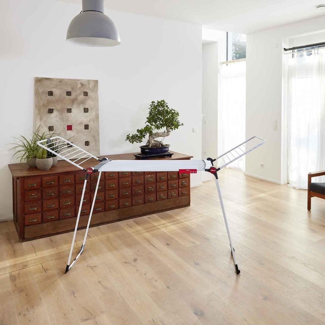 Stendibiancheria con aste telescopiche ed estendibile fino a 2 metri - Vileda Infinity Flex Plus