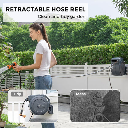 Tubo da giardino 30 metri: si srotola in un attimo e si riavvolge automaticamente