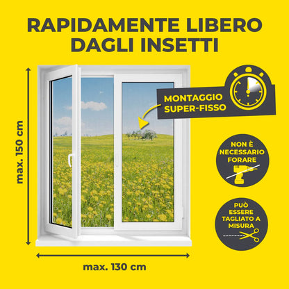 Zanzariera magnetica finestra | EASYmaxx Magic Click